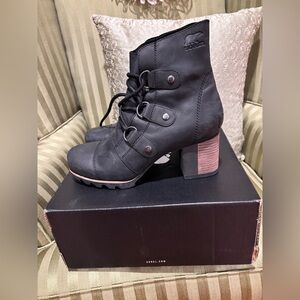 Sorel Addington Women's‎ Black Lace Up Boots